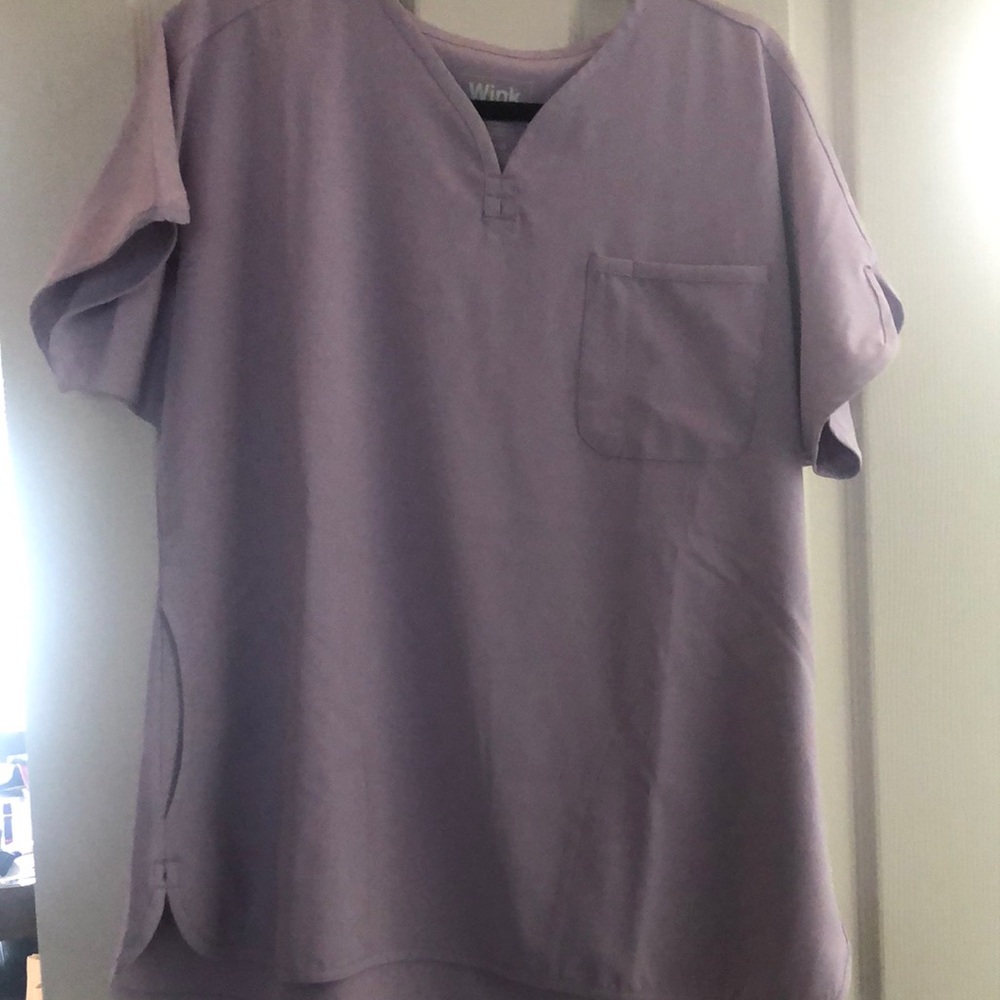 Wink Lavender Scrub Top